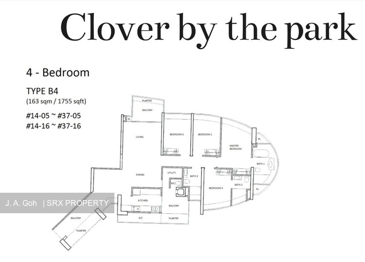 Clover By The Park (D20), Condominium #183155272